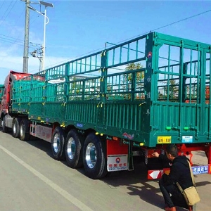 Warehouse Fence Semi-Trailers