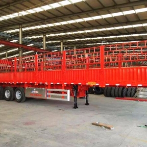 Warehouse Fence Semi-Trailers