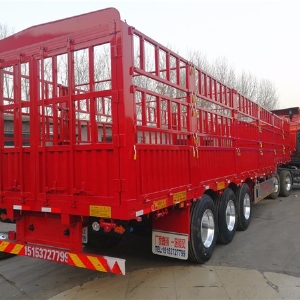 Warehouse Fence Semi-Trailers