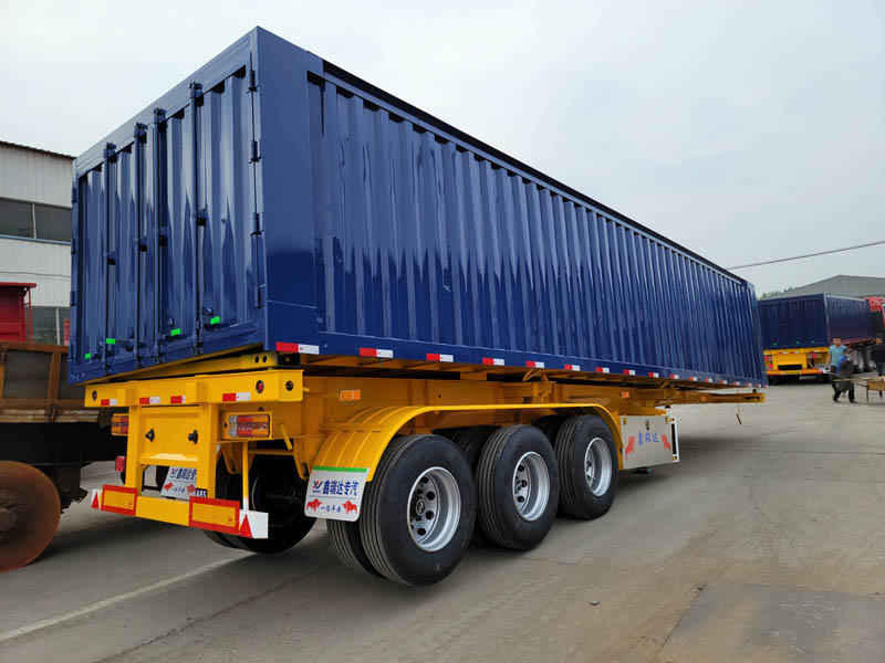 Skeleton Type Side Tipper Semi-Trailers