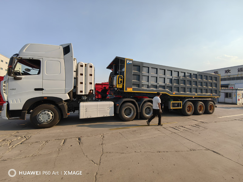 Export U-Type Rear Dump Semi-Trailers