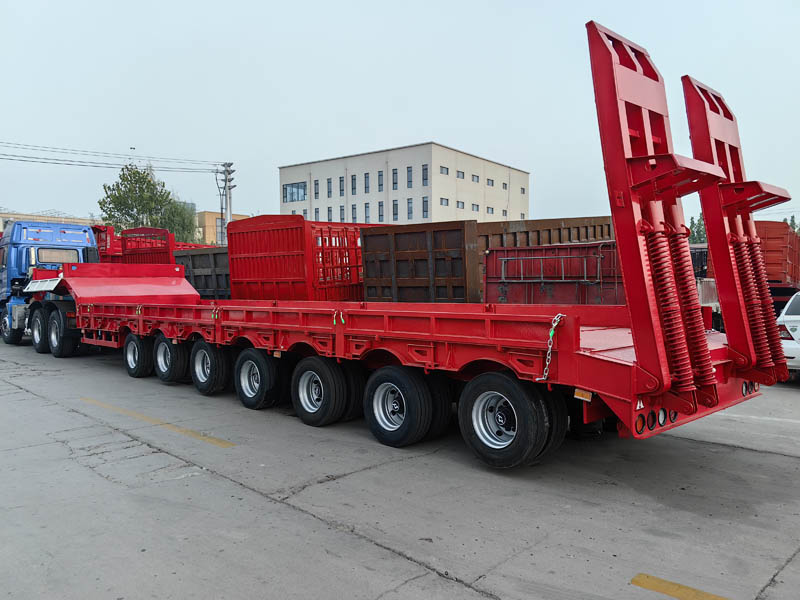 Export Special Oversized Multi-Axle Heavy-Duty Low Bed Semi-Trailers