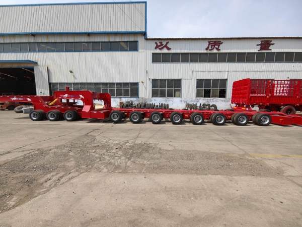 Export Special Oversized Multi-Axle Heavy-Duty Low Bed Semi-Trailers