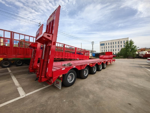 Export Special Oversized Multi-Axle Heavy-Duty Low Bed Semi-Trailers