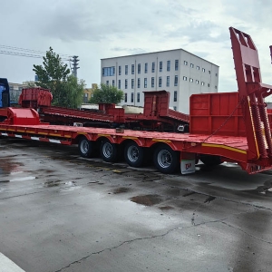 Export Special Oversized Multi-Axle Heavy-Duty Low Bed Semi-Trailers