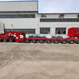 Export Special Oversized Multi-Axle Heavy-Duty Low Bed Semi-Trailers