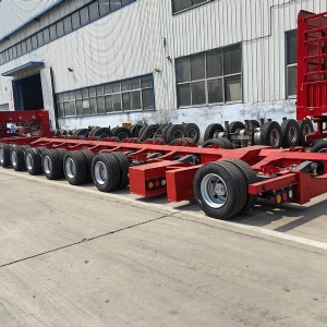 Export Special Oversized Multi-Axle Heavy-Duty Low Bed Semi-Trailers