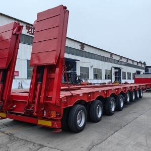 Export Special Oversized Multi-Axle Heavy-Duty Low Bed Semi-Trailers