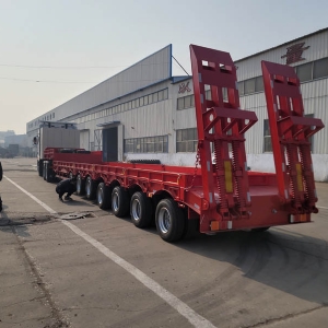 Export Special Oversized Multi-Axle Heavy-Duty Low Bed Semi-Trailers